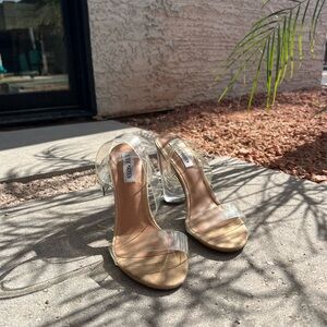 Steve Madden clearer heeled sandal